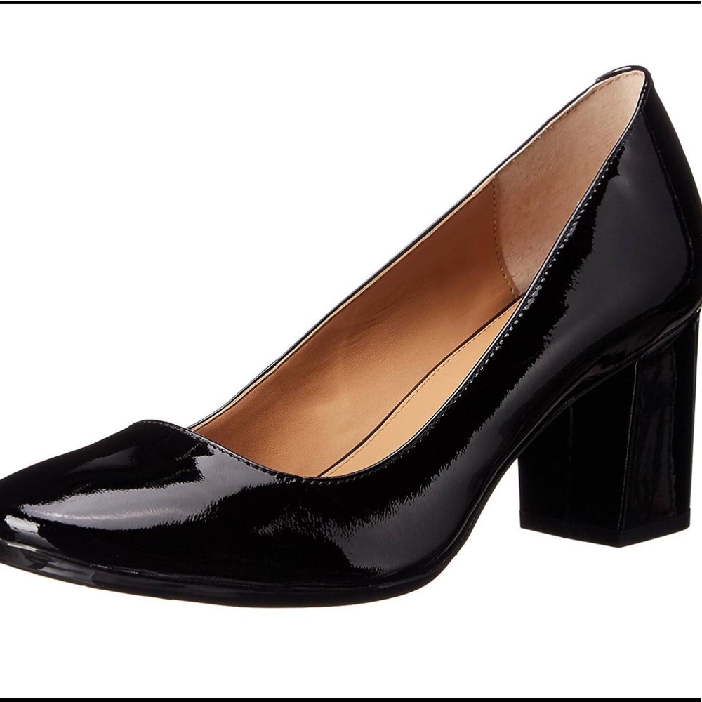 Calvin Klein Patent Leather Heel